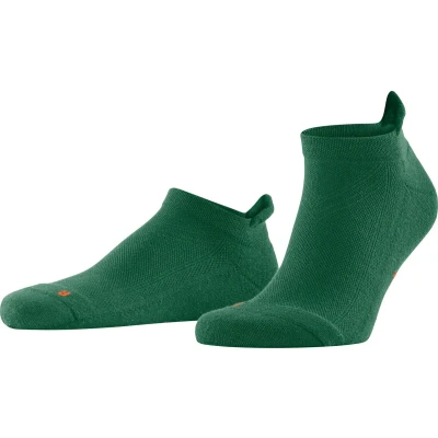 Afbeelding van FALKE Cool Kick kort eenkleurig functioneel materiaal sneakersokken enkelsokken unisex groen maat 44 45