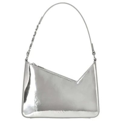Afbeelding van HUGO MEL Shoulder BAG Handtas silvercoloured, Dames, Maat: One Size, Silver coloured