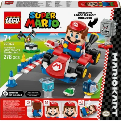 Afbeelding van LEGO 72043 Super Mario Kart™ Interactieve LEGO® Mario™ en standaardkart