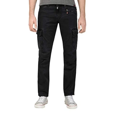 Afbeelding van Timezone Heren Regular BenTZ, zwart (caviar black 9151), 31W x 34L