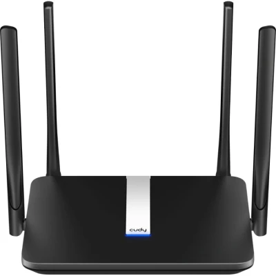 Afbeelding van Cudy LT500 AC1200 Mbps Dual Band 4G LTE router, 867 (5 GHz) + 300 (2,4 GHz), 150 cat4 snelheid, 4 10/100 RJ45 poorten, 5dBi High Gain antennes, FDD en TDD, DDNS, PPTP / L2TP VPN, SIM Plug Play