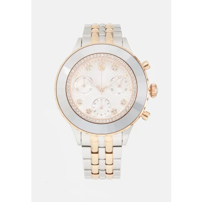 Afbeelding van Swarovski dames Octea Chrono horloge 5672937 in de kleur Zilver