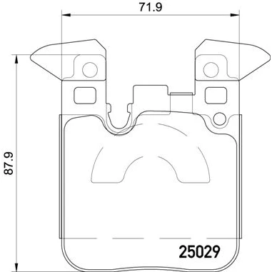 Afbeelding van Brembo Remblokset P 06 087
