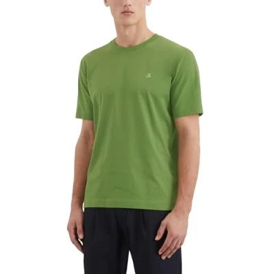Afbeelding van Marc O&#039;Polo Short Sleeve LOGO Crewneck Tshirt basic, Heren, Maat: XS, Spring fern