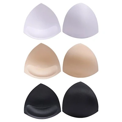 Afbeelding van Goede pads Bikini Pad BH inzetstukken Push up Pad, 3 Kleuren, Driehoeksvorm, Paar
