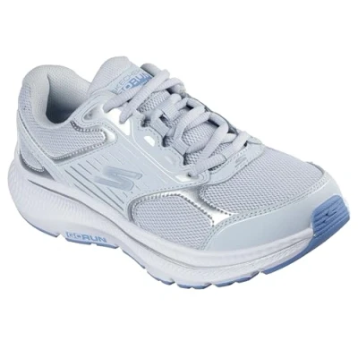 Afbeelding van Skechers GO RUN Consistent 2.0 Sneakers laag, Dames, Maat: 37, Light blue/silver Leer en textiel
