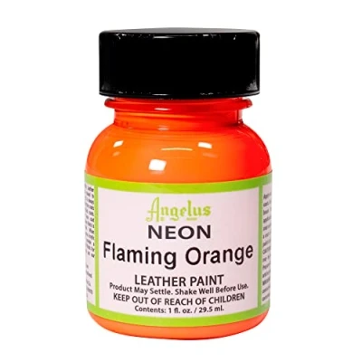 Afbeelding van Angelus leerverf Vuur Oranje 29,5ml