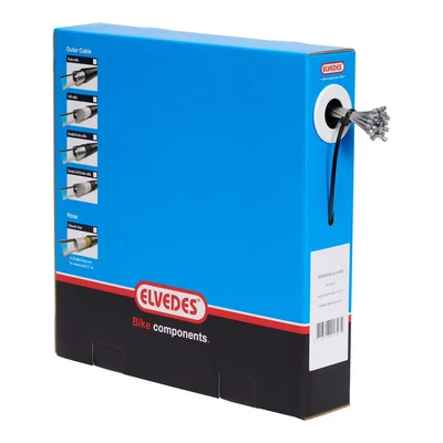 Afbeelding van Elvedes Schakel binnenkabel rvs 49dr nippel 4x4 doos (50)