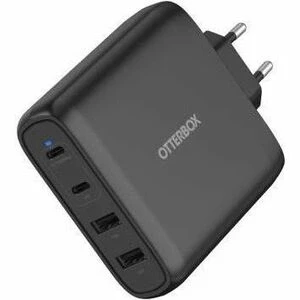 Afbeelding van Otterbox GaN 4 x Port Adapter Oplader snellader 2 USB C &amp; A 100W (EU plug) (20V, 3A)