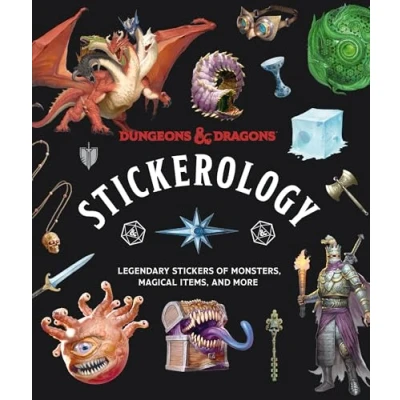Afbeelding van Dungeons &amp; Dragons Stickerology: Legendary Stickers of Monsters, Magical Items, and More: for Journals, Water Bottles, Laptops, Planners, More