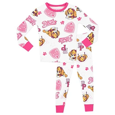 Afbeelding van Paw Patrol Meisjes Pyjama&#039;s Nauwsluitend Fit Skye Wit 116