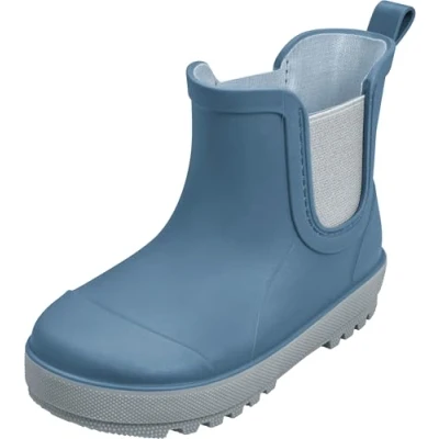 Afbeelding van Playshoes Regenstiefel regenlaarzen voor kinderen, uniseks, Navy Blauw Grijs, 20 EU