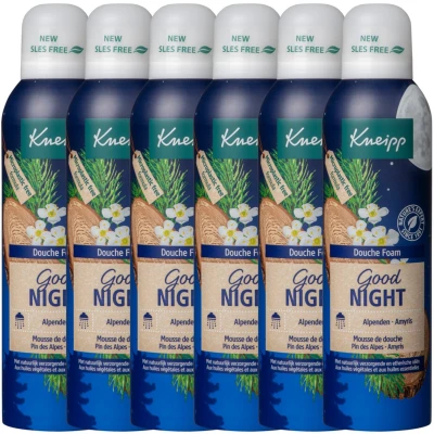 Afbeelding van 6x Kneipp Douche Foam Good Night 200 ml