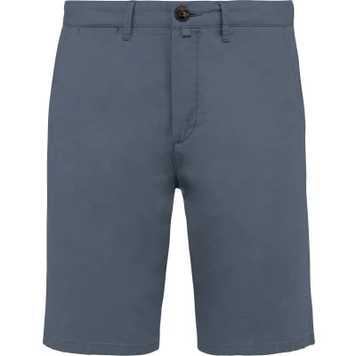 Afbeelding van Native Spirit Ecologische chinobermuda heren NS738 Mineral Grey