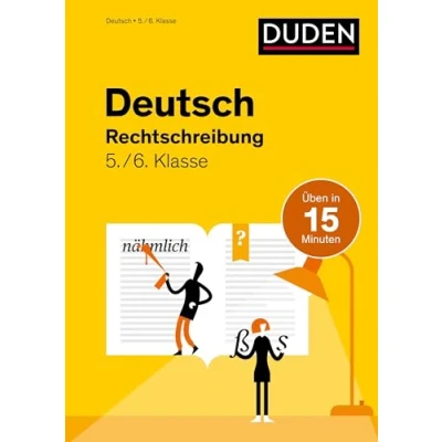 Afbeelding van Deutsch in 15 Min Rechtschreibung 5./6. Klasse
