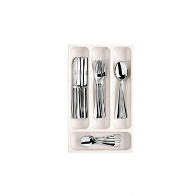 Afbeelding van Tescoma FlexiSpace 899410 Bestekhouder voor lade, kunststof, wit, 37 x 22,2 4,5 cm