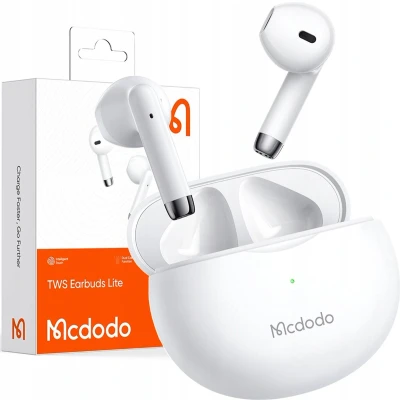 Afbeelding van Mcdodo draadloze hoofdtelefoon B01 incl. oplader Wit (5 h, Draadloze), Koptelefoon,