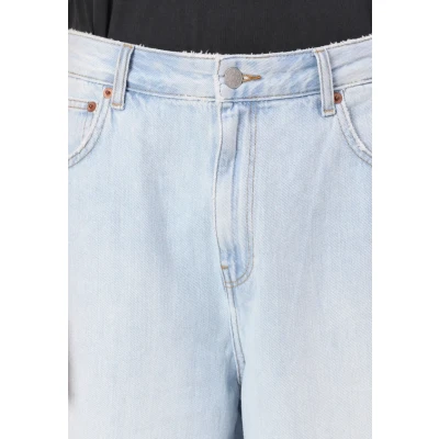 Afbeelding van Only &amp; Sons Onscarl Balloon Jeansshort, Heren, Maat: Large, Light blue bleached denim