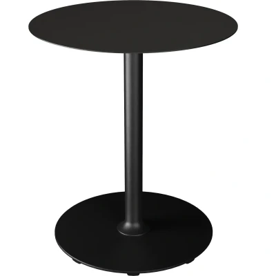Afbeelding van Houe Pico tuintafel Ø64 Black, rond onderstel