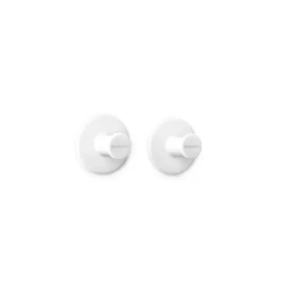 Afbeelding van Brabantia ReNew Handdoekhaakjes, Set van 2 White