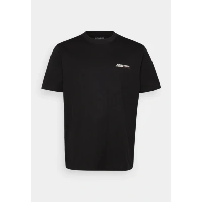 Afbeelding van Jack &amp; Jones Jorislington TYPE TEE CREW NECK Tshirt print, Heren, Maat: 3XL, Black