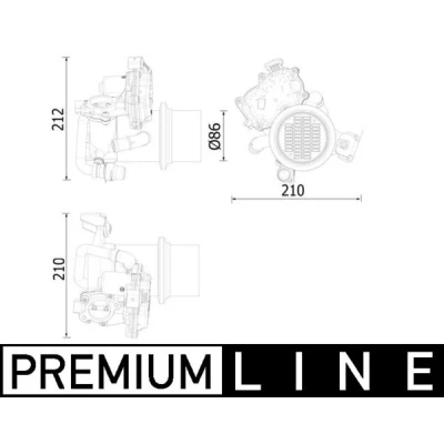 Afbeelding van Mahle Original EGR koeler CE 20 000P