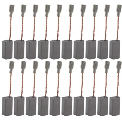 Afbeelding van 20 stuks vervangbare geleidende koolborstels voor elektrische motorboor 100 5x8x16mm