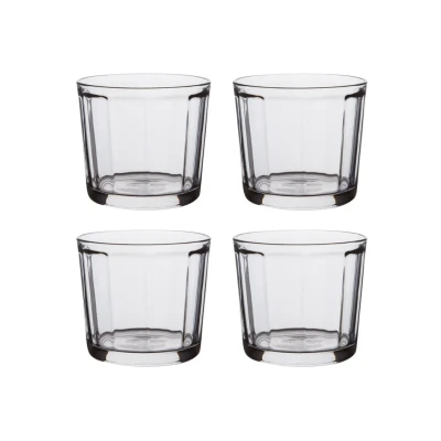 Afbeelding van Serax Surface waterglas 30 cl set van 4 Transparant