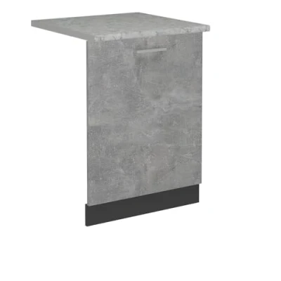 Afbeelding van Vicco Afwaspaneel R Line, beton, 60 cm, AP antraciet