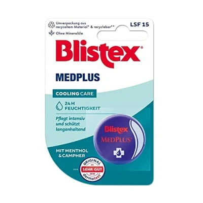 Afbeelding van Blistex MedPlus potje Cooling Care Verzorgt intensief en beschermt langdurig 7 ml