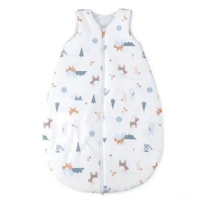 Afbeelding van Julius Zöllner Baby zomerslaapzak jersey, Little Fox, maat 62, standaard 100 by OEKO TEX