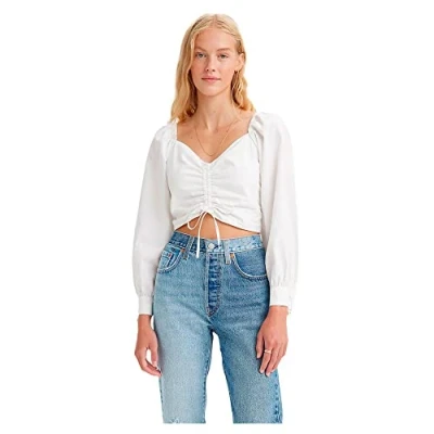 Afbeelding van Levi&#039;s Dames Devin Blouse, Neutraal, S, Neutrals, S