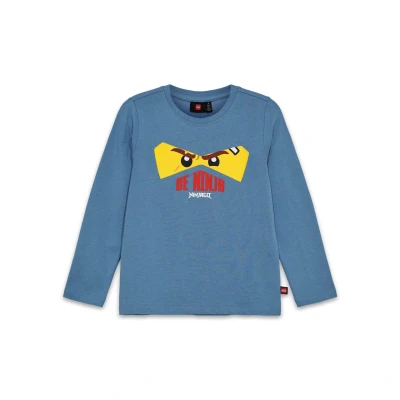 Afbeelding van LEGO LWTANO 703 shirt met lange mouwen, Blauw, maat 98 voor kinderen,