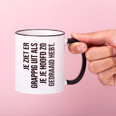 Afbeelding van Mok Je Ziet Er Grappig Uit van Ditverzinjeniet