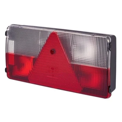 Afbeelding van HELLA 2VB 341 032 121 Achterlicht Gloeilamp 12V Geschroefd/Opbouw Lenskleur: Transparant Stekker: Ronde stekker rechts Aantal: 1