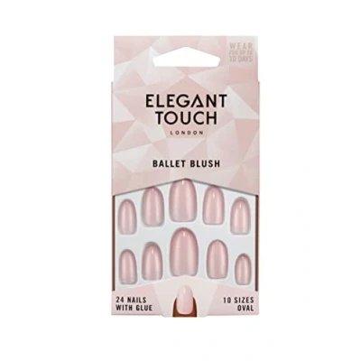 Afbeelding van Elegant Touch Ballet Blush nails Kunstnagels Nagels Press on Plaknagels Nepnagels 24 stuks Beste Kwaliteit