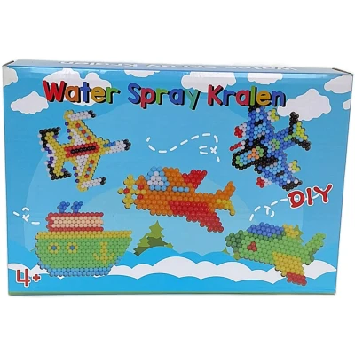 Afbeelding van Aquabeads Water spray kralen Magische Complete set Voertuigen Vliegtuig Boot Helikopter