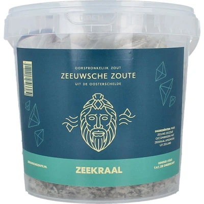 Afbeelding van Zeeuwsche Zoute Zout met zeekraal in emmer 1kg
