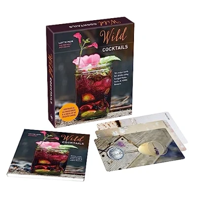 Afbeelding van Wild Cocktails Deck: 50 recipe cards for drinks made using fruits, herbs &amp; edible flowers: 4
