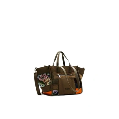 Afbeelding van Desigual Schoudertas Handtas Atrevido Shopping Bag Dark Kaki