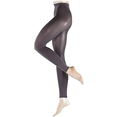 Afbeelding van ESPRIT Dames Legging Cotton W LE Katoen eenkleurig 1 Paar, Grijs (Stone Grey 3988), 42 44