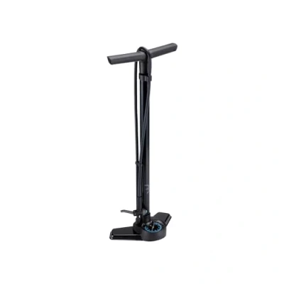 Afbeelding van BBB Cycling Airsmart Fietspomp Met Drukmeter Vloerpomp Presta, Schräder en Dunlop Ventielen 120 PSI Zwart BFP 42