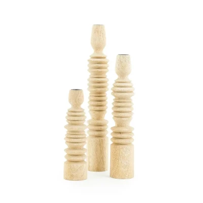 Afbeelding van By Boo kaarsenhouder Totem Naturel