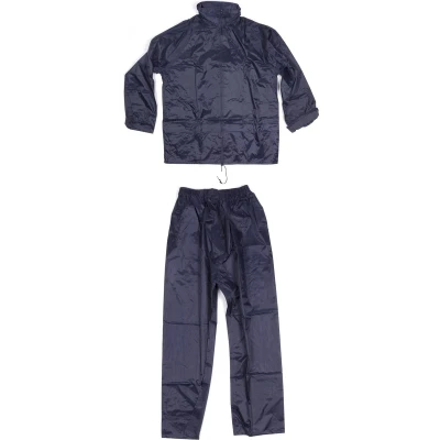 Afbeelding van Lastpak Basic Regenpak met Capuchon Blauw Maat L