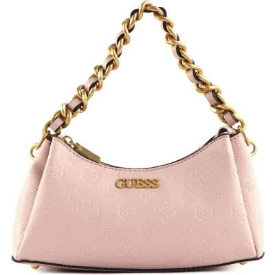 Afbeelding van GUESS Schoudertas Handtas Geva Three Compartment Shoulder Bag Rose Logo Oud roze