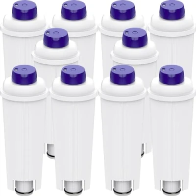 Afbeelding van 10 stuks koffiezetapparaat waterfilters voor DeLonghi, waterfilter Delonghi Magnifica s DLSC002 filtermachine De&#039;Longhi ECAM, ETAM, EC, BC serie