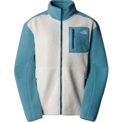 Afbeelding van The North Face Yumiori FULL ZIP Fleecejas, Dames, Maat: Large, White dune algae blue m
