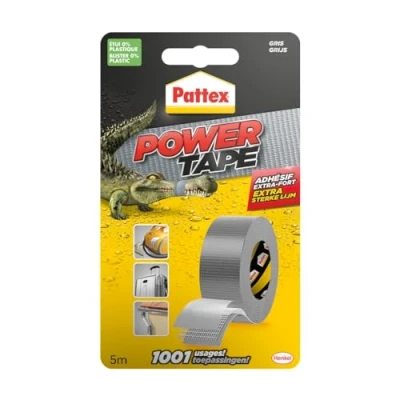 Afbeelding van Pattex Zelfklevende super puissant &quot;Power tape&quot; Gris 50 mm x 5 m