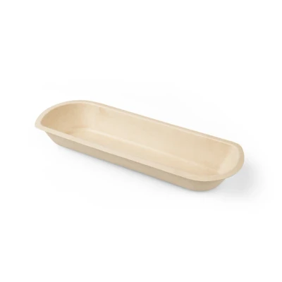Afbeelding van Snackbakje IEZZY A16 suikerriet PFAS vrij 50 stuks 210x71x33mm