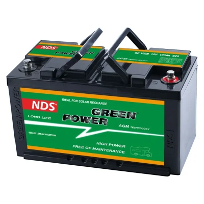 Afbeelding van NDS GREENPOWER Service Accu AGM 12V 100Ah Ducato GP 100B